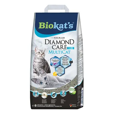 Lettiera Biokat's Diamond Care MultiCat Fresh - Set %: 2 x 8 L (ca. 16 kg)