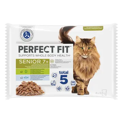 Set prova misto! Perfect Fit Sterilised Senior 7+ Alimento umido per gatti - 52 x 85 g Tacchino 