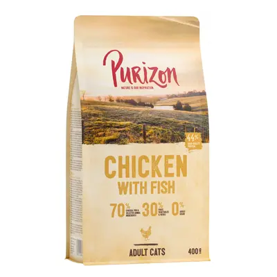 Purizon Crocchette per gatto - 400 g crocchette Purizon Adult Pollo & Pesce