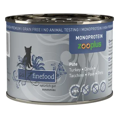 Catz finefood Monoproteico zooplus 24 x 200 g Alimento umido per gatti - Tacchino