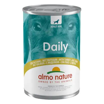 Almo Nature Daily Dog 6 x 400 g Alimento umido per cane - Tacchino