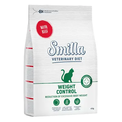 Smilla Veterinary Diet Weight Control Manzo Crocchette gatto - Set %: 2 x 4 kg