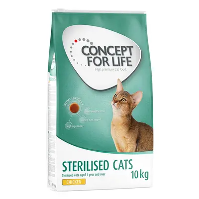 Concept for Life Sterilised Cats Pollo - ricetta migliorata! - 10 kg