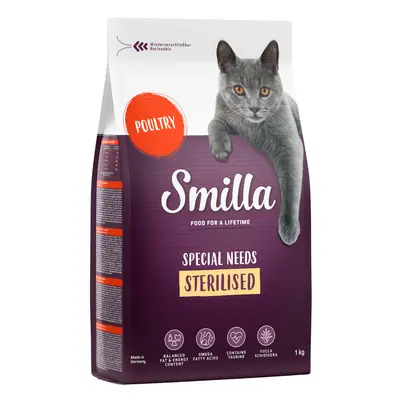 Smilla Adult Sterilised con Pollame Crocchette per gatti - 1 kg