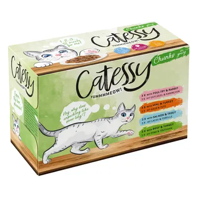 Catessy Bocconcini in Salsa - 12 x 100 g - 4 gusti