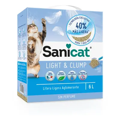 Lettiera Sanicat Light & Clump - 6 L (ca. 4,3 kg)