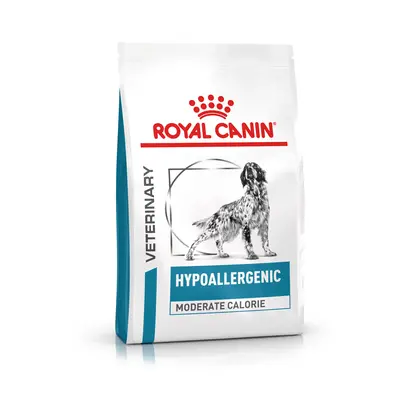 Royal Canin Hypoallergenic Moderate Calorie Canine Veterinary Crocchette per cane - 7 kg