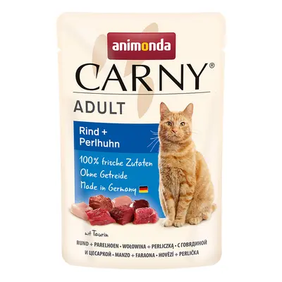 Animonda Carny Adult Buste 24 x 85 g Umido per gatto - Manzo & Faraona