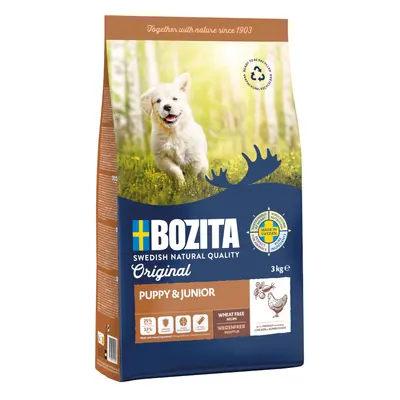 Multipack risparmio! 2 x 3 kg Bozita Original Crocchette per cane - Puppy & Junior con Pollo