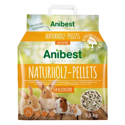 Lettiera per roditori Anibest Pellet in Legno Naturale - Set %: 2 x 10 L (11 kg)