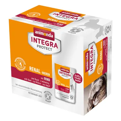 Animonda Integra Protect Adult Renal 8 x 85 g umido per gatto - con Manzo