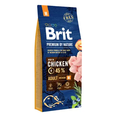 Multipack risparmio! 2 x Brit Premium by Nature Crocchette cane - 2 x 15 kg Adult M