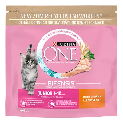 PURINA ONE Junior Crocchette per gatti - Set %: 2 x 1,4 kg