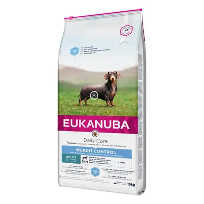 Eukanuba Daily Care Weight Control Small/Medium Adult Crocchette cane - Set %: 2 x 15 kg