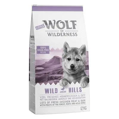 Multipack risparmio! 2 x 12 kg Wolf of Wilderness Crocchette senza cereali per cane - Pacco mist