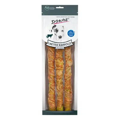 Bastoncini Dokas 1 m Snack per cane - Set %: 3 x 315 g Pollo