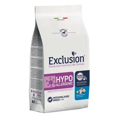 Multipack risparmio! 2 x 12 kg Exclusion Diet Crocchette per cani - Hypoallergenic Pesce & Patat