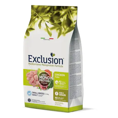 Set Risparmio! 2 x Exclusion Mediterraneo - 2 x 7 kg Adult Small Pollo