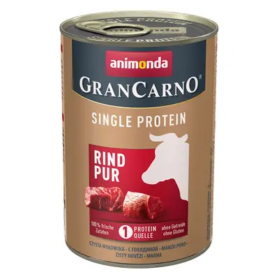 Animonda GranCarno Adult Single Protein 24 x 400 g - Manzo puro