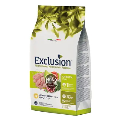 Exclusion Mediterraneo Adult Medium Pollo Crocchette cani - 12 kg