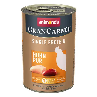 Animonda GranCarno Adult Single Protein 6 x 400 g - Pollo puro