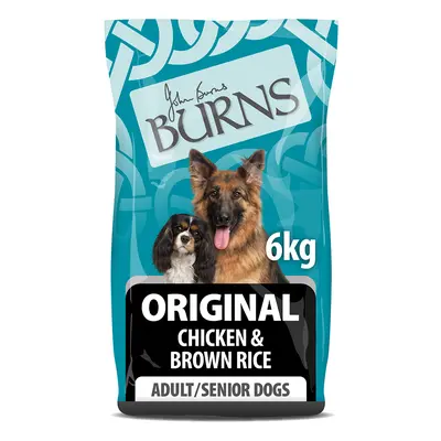 Burns Adult & Senior Original - Pollo & Riso integrale Crocchette per cane - 6 kg