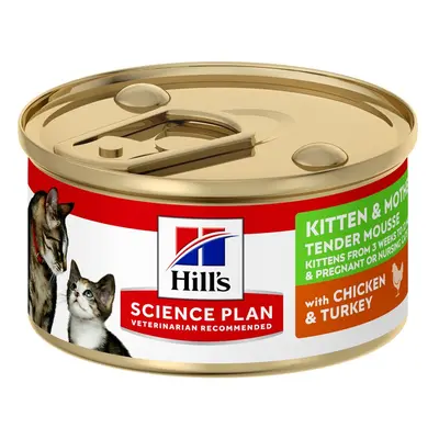 Hill's Science Plan Kitten & Mother Tender Mousse con Pollo e Tacchino - 24 x 85 g