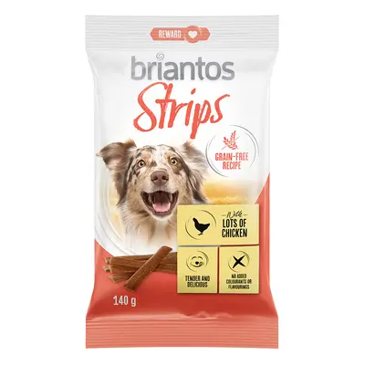 Briantos Strips Pollo senza cereali Snack per cane - 140 g