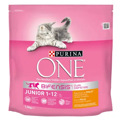 PURINA ONE Junior Pollo Crocchette per gatti - 1,5 kg