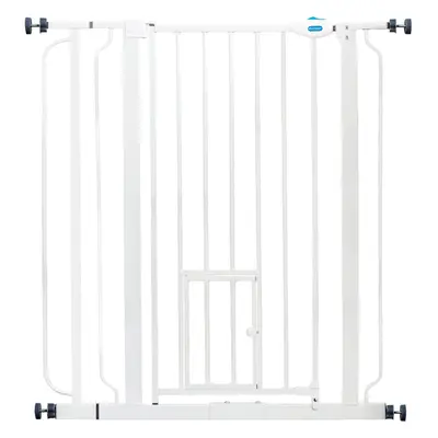 Cancelletto Carlson Pet Gate extra alto con mini porta per cani - H 91,44 cm, P 73,66 cm fino a 