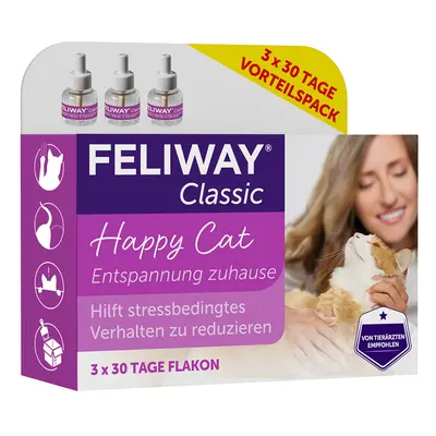 Feliway® Classic per gatto - set da 3 ricariche (48 ml cad.)