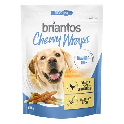 Briantos Chewy Wraps Snack per cane - Mix: Anatra + Pollo (2 x 200g)