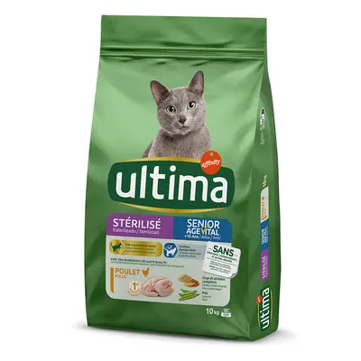 Multipack! 2 x Ultima Cat Crocchette per gatti - Sterilised Senior (2 x 10 kg)