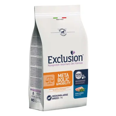 Multipack risparmio! 2 x 12 kg Exclusion Diet Crocchette per cani - Metabolic & Mobility Maiale 