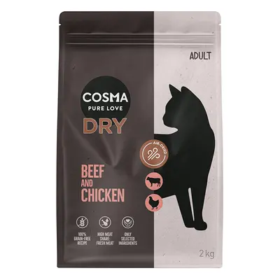 Cosma Air-Dried Manzo & Pollo Crocchette per gatto - 2 kg