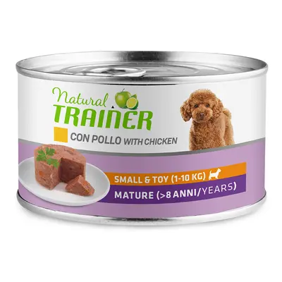 Natural Trainer Maintenance Small & Toy Mature Umido per cane - Set %: 12 x 150 g (Pollo)