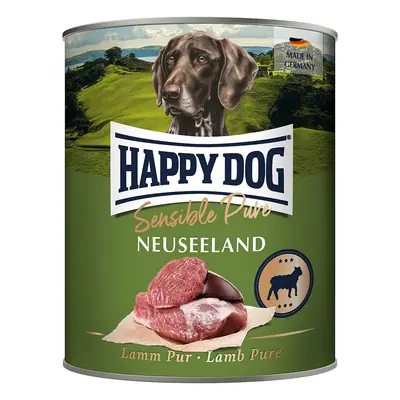 Happy Dog Sensible Pure 12 x 800 g Alimento umido per cani - Nuova Zelanda (agnello)