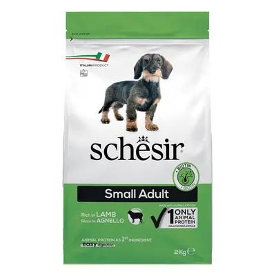 Schesir Small Adult con Agnello Crocchette per cane - 2 kg