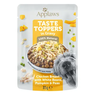 Multipack risparmio! Applaws Taste Toppers in Salsa 24 x 85 g per cani - Pollo, Piselli, Zucca e