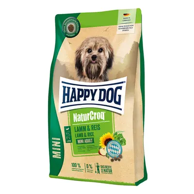 Happy Dog NaturCroq Mini Adult Agnello e Riso Crocchette per cane - 800 g