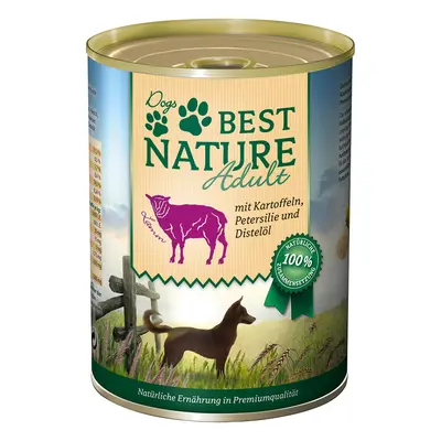 Best Nature Dog Adult 12 x 400 g - Agnello, patate e prezzemolo