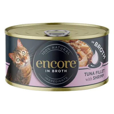 Encore in lattina 16 x 70 g Umido gatto - Tonno & Gamberetti