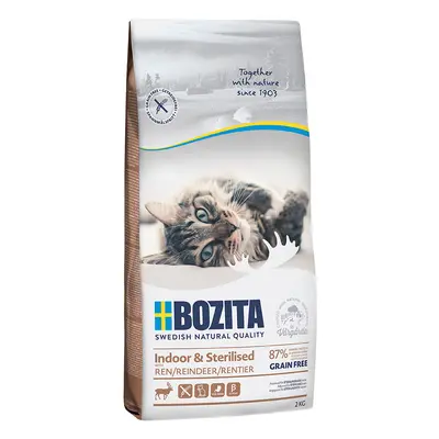 Bozita Indoor & Sterilised Renna Senza Cereali - 2 kg