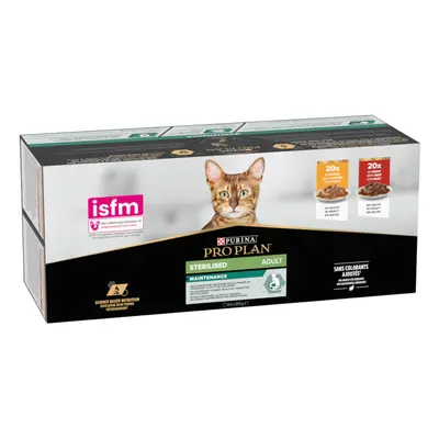 PURINA PRO PLAN Sterilised Adult Manzo & Pollo 40 x 85 g umido gatto - 40 x 85 g