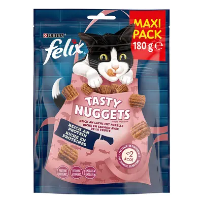 Felix Tasty Nuggets Salmone e Trota Snack per gatto - Set %: 2 x 180 g