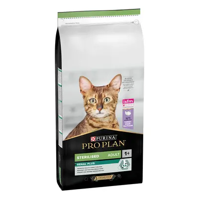 PURINA PRO PLAN Sterilised Adult Renal Plus Ricco in Tacchino Crocchette per gatto - 14 kg