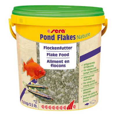 Sera Pond Flakes Nature Mangime per pesci - Set %: 2 x 10 L