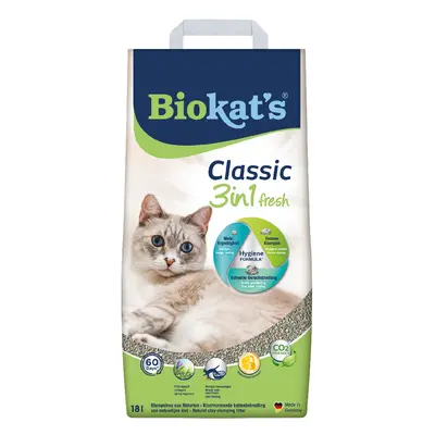 Lettiera Biokat's Classic Fresh 3in1 - 18 L (ca. 18,4 kg)