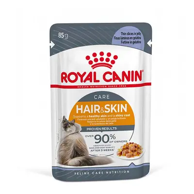 Royal Canin Hair & Skin umido in Gelatina per gatti - Set %: 96 x 85 g