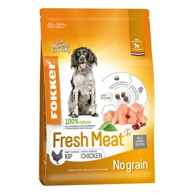 Crocchette per cani Fokker con Carne Fresca - 13 kg